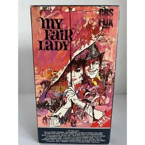 My Fair Lady VHS 1986 FACTORY SEALED 2-Tape Set Audrey‎ Hepburn Vintage Classic